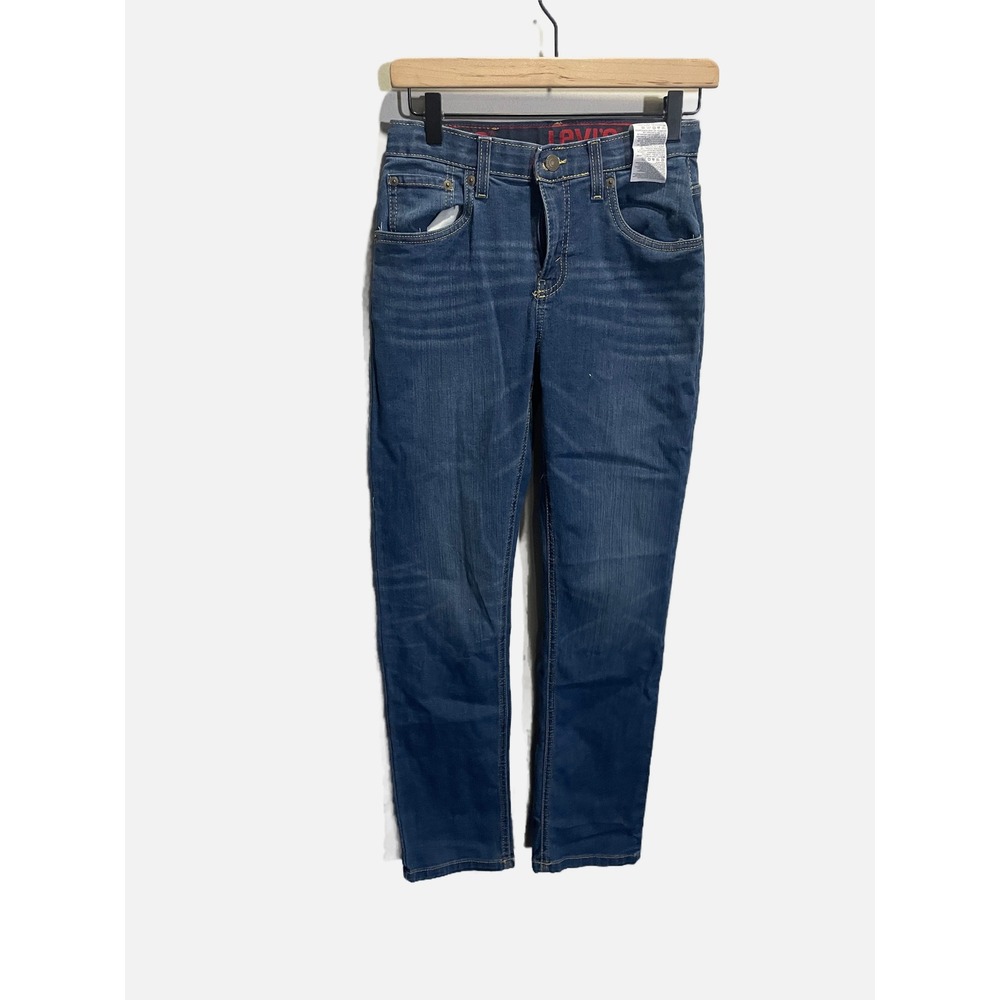 Levi's 514 Straight Fit Jeans Boys 16 Reg Blue Denim Classic Casual School